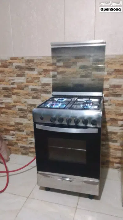 مكنسه فرن غاز مستعمل اربع عيون ايطالي شغال 100% 3