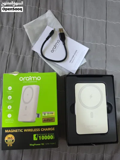 للبيع باور بانك لاسلكي (مغناطيسي) وسلكي من شركة Oraimo 3