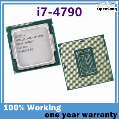 معالج إنتل مستعمل Intel Core i7-4790 بسرعة 3.60GHz بحالة ممتازة 2