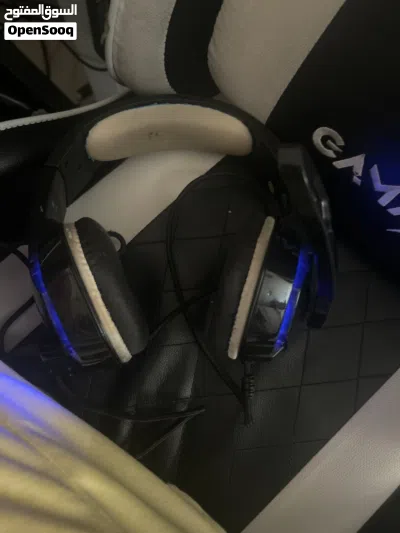 سماعه جيمنج rgb شبه جديده ونظيفه 2