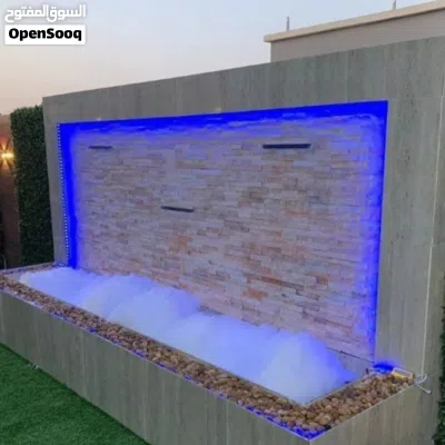 تصميم وتنفيذ الحدائق المنزليه وعمل جلسات خارجية وعمل غرف زجاجيه وعمل شلالات ونوافير. 4