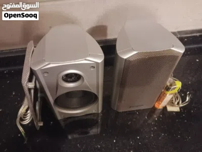 جوز سماعات صغار ماركة Magnavox أمريكي 100 واط 8 اوم صوت حلو ومعهم سلاك اصليه مستخدم نظيف سعر نهايه 2