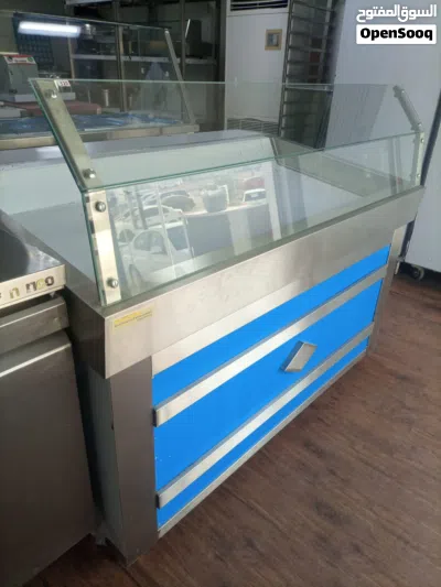 ثلاجات وطاولات عرض أسماك عالية الجودة - Glass top Fish display Fridge 4