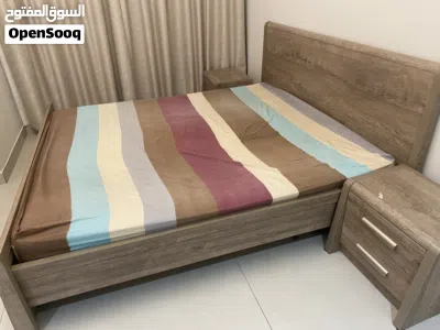 Home Box Bedroom Set - king size Bed Frame, 2 Nightstands, Dresser with Mirror (No Mattress) 4