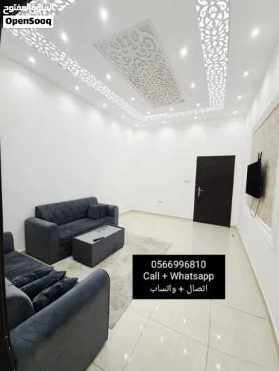 للايجار غرفه وصاله مفروشه في منطقة فلج هزاع المرور 3500 شهري شامل 3