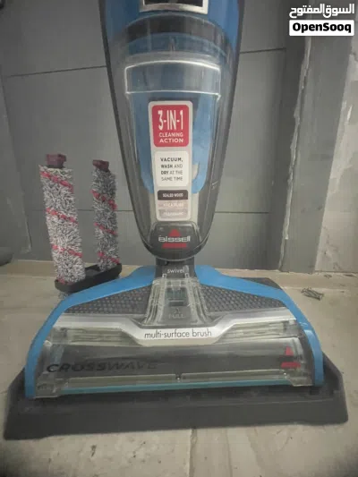 مكنسة غسيل أرضيات وسجاد وباركيه بيسل بيسيل كروس ويف 1713 بسلك Bissell Crosswave 3