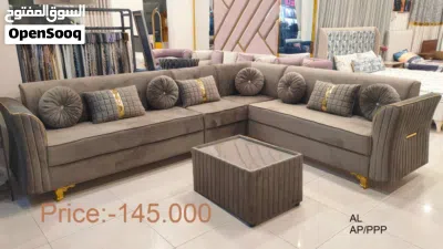 طقم كنب على شكل حرف L L shape sofa set 3