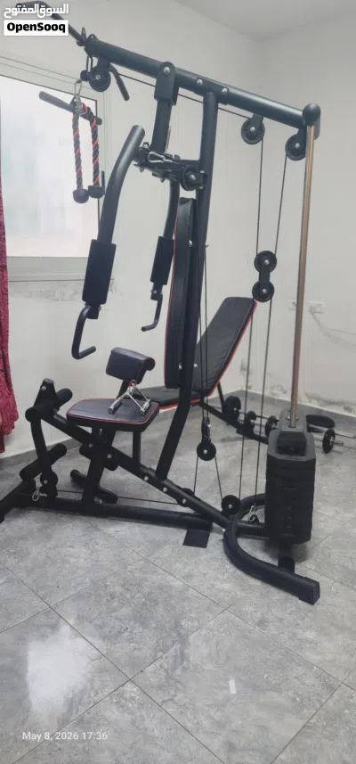 ماكنة رياضة عبارة عن جيم كامل بالبيت 4