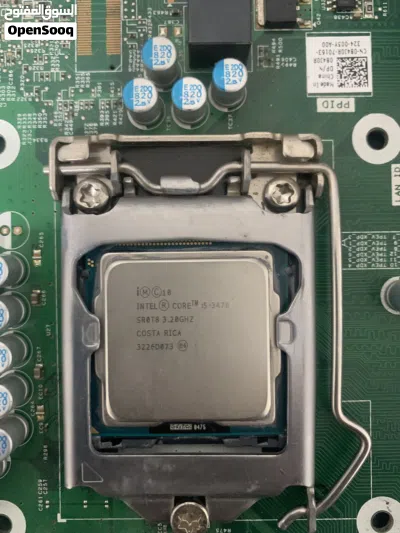 لوحة أم Dell مع معالج Intel Core i5-3470 (غير مفحوصة / للبيع على حالتها) 4