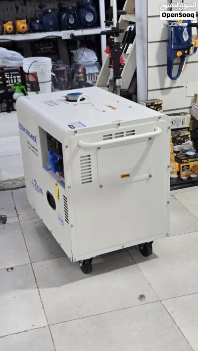 جرنيتر ديزل مولد كهرباء 7 kva قوة 6000 واط سايلنت شركة ايدون بروماكس Diesel electricity generator 2
