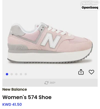 شوز new balance جديد نسائي مقاس 40 4