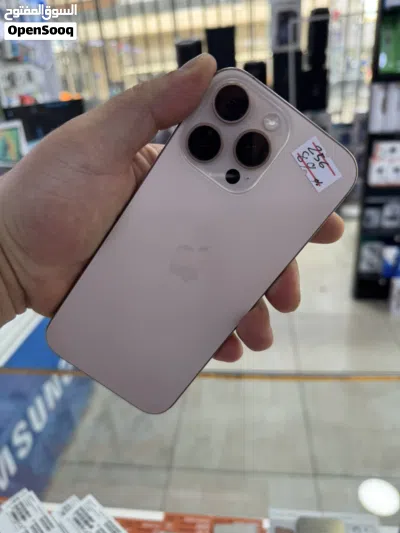 ايفون 16 برو ماكس بحالة الوكاله شرق اوسط لون صحراوي مميز iphone 16 pro max 3