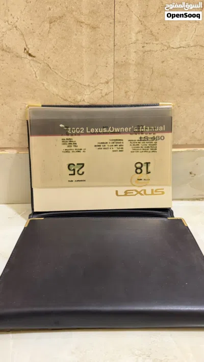 كتيب الوكالة لكزز 2001-2003 LS430 3