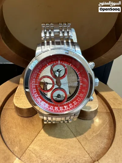 Collectible limited numbered edition chronograph fully transparent watch. One of a kind. 4