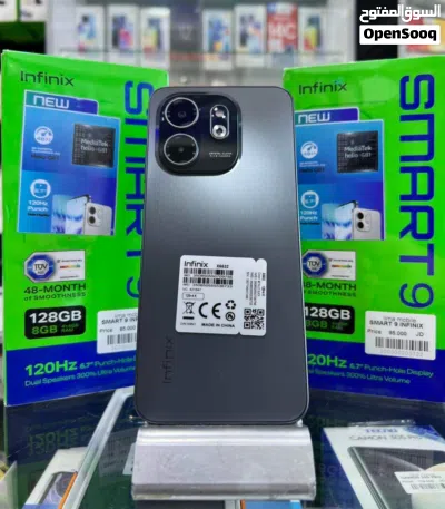 جهاز جديد Smart 9 رام 6 و 8 جيجا 64 و 128 مكفول سنة متوفر توصيل 2