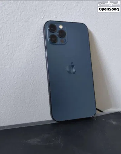 iPhone 12 Pro أزرق 256GB وكالة بطارية 100% جديده والجهاز نظيف جداً بسعر ممتاز 3