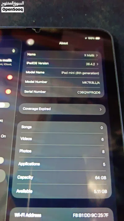 I pad mini6 64 gb 4
