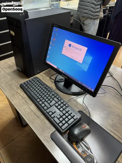 كمبيوتر لينوفو بالكامل Core i5 راكب عليه هاردسك SSD256 كامل مكمل بسعر 110 2