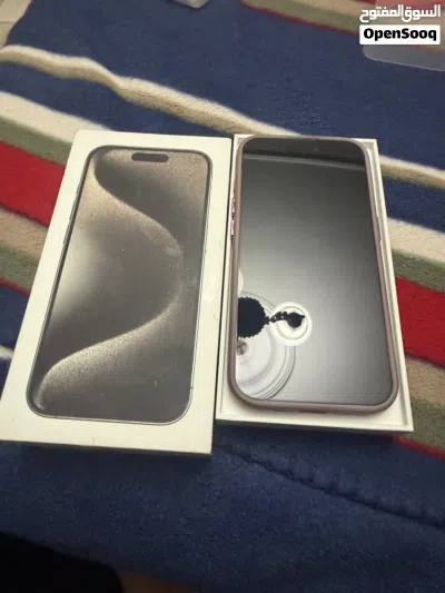 مستعمل بحالة الوكالة ايفون 15 برو بأفضل USED (128GB) PRO 15 IPHONE//سعر 390 3