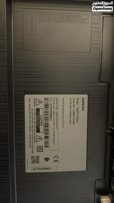 شاشة Samsung 65 Smart TV (Model: UA65TU7000U) غنية عن التعريف. 4