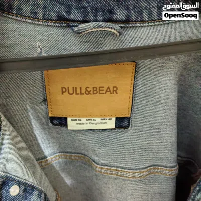 جاكيت جينز pull & bear بحال الوكالة xl 2