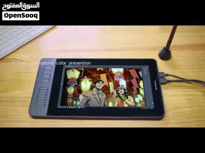 تابلت رسم أبو شاشة ماركة عالمية GAOMON PD1161 جديد بالكرتون مامستخدم كامل الملحقات 2