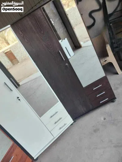 دولاب ضلفتين وإدراج Furniture oh mdf 2 4