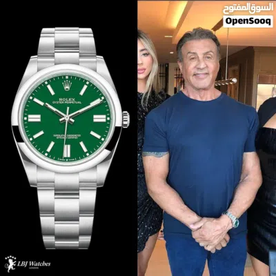 Rolex Oyster Perpetual Green Dial (كوبي ) 3