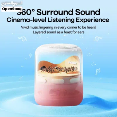 M1 BLUETOOTH SPEAKER - .سبيكر بلوتوث وبطاريه 1200 ميلي امبير وصوت محيطي 360 2