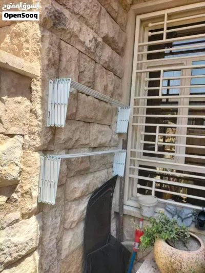 منشر غسيل حائطي ستانلس ستيل قابل للطي يركب داخل المنزل او خارجي مناشر الغسيل 4