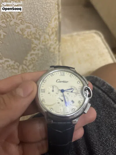 ساعة كارتير مرصعة بالألماس اصلية 2