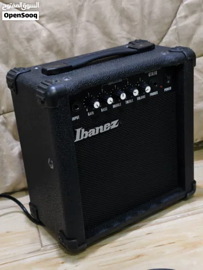 غيتار كهربائي كامل full electric guitar set with amplifier Ibanez 3