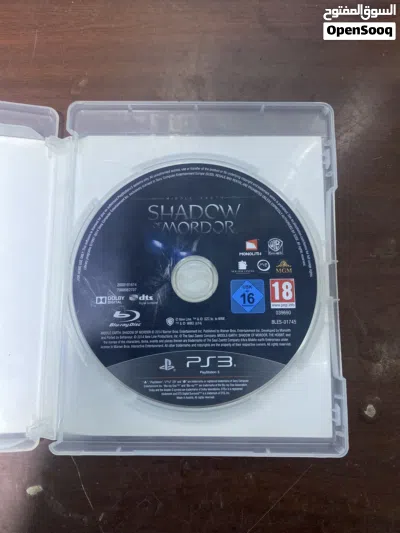للبيع شريط shadow of Mordor سوني 3 3