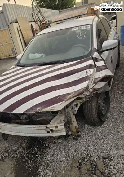 قطع غيار سكراب نيسان سنترا 2019 خليجي نظيف ممشا بسيط Cut off Nissan Sentra 4