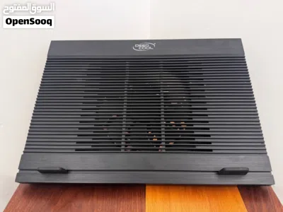 قاعدة تبريد لابتوب DeepCool مع منافذ USB إضافية وتحكم بالارتفاع وتبريد قوي 2