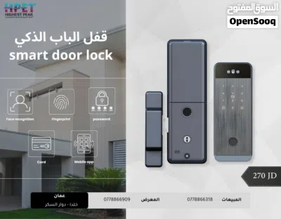 قفل الباب الذكي يدعم الكاميرا والفيديو دعم تطبيق على الهاتف المحمول Smart door lock tuya 4
