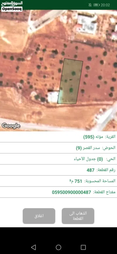 أراضي للبيع مؤته 2
