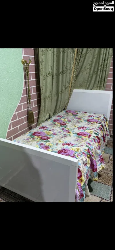 سرير نفر ركم قوي جداً نجارة متوفر منه اثنين ولواحد ب 125 2