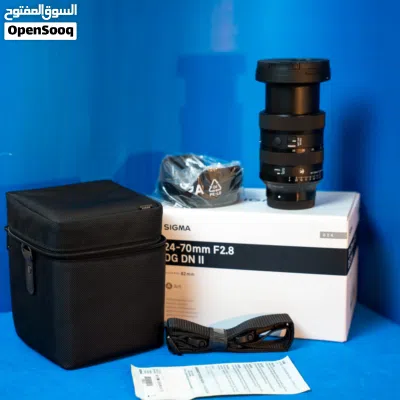 للبيع عدسة سيجما مارك 2 تحت الضمان For Sale – Sigma 24-70mm f/2.8 DG DN Art Mark II 4
