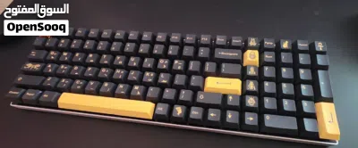 كيكاب هيروغليفي لون اسود Egyptian Pharaoh keycaps doubleshot PBT 3
