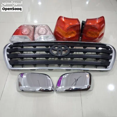 4 Wheels with tires Tail lights Front Grill Chrome side mirror covers Toyota Land Cruiser 2008-2015 2