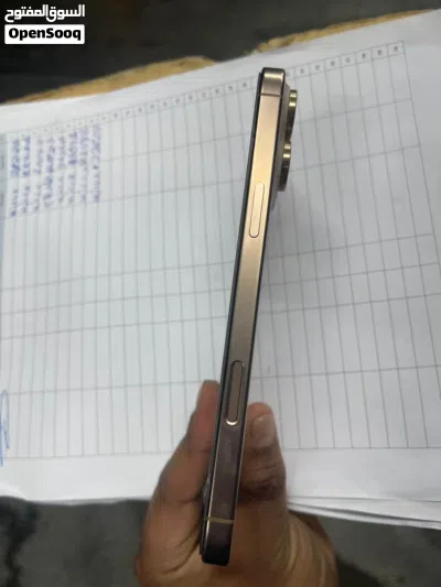 آيفون 16برو ماكس جديد ونضيف وحلو ذاكره 256 بطاريه 98 سعره مليون و450 2