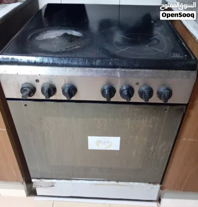 fridge and electric stove and oven 2