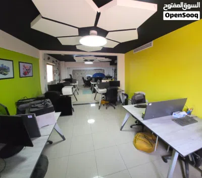 مكتب 73 متر عند اشارات العساف (اشارات اابشيتي) على شارع الجاردنز 3