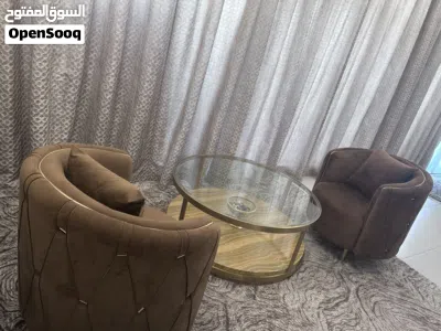 Sofa set with glass table 2