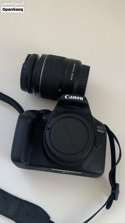 كاميرا Canon EOS 2000D مع عدسة 18-55mm للبيع 4