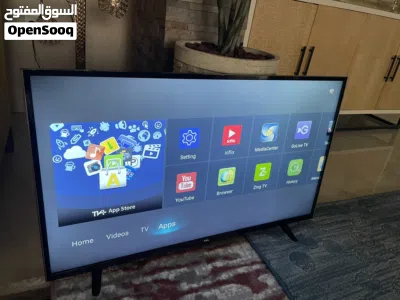 للبيع شاشة tcl 43 مع جهاز شاومي للعرض 2