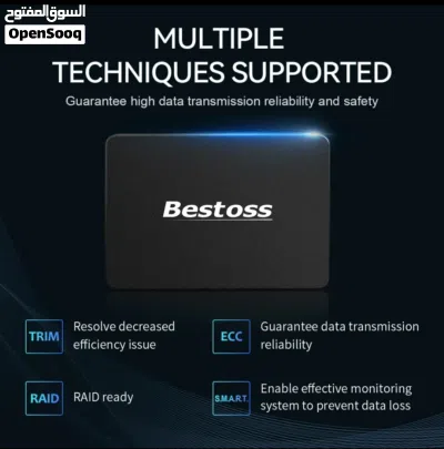 هارد داخلي حجم 2.5 بوصة من ماركة Bestoss بسعة 240GB Bestoss 240GB SATA SSD 2.5in 4