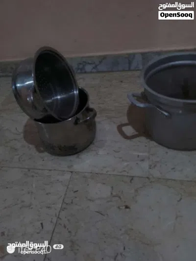 طنجره وكسكاس ستيل وكسكاس المونيوم وادوات مطبخ 3