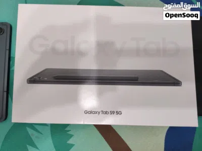 للبيع تابلت سامسونج Samsung tab S9 256 GB - SIM Card - MicroSD - Black Color with Pen and Cover 3